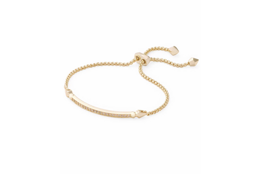 Kendra Scott Ott Adjustable Chain Bracelet in Gold