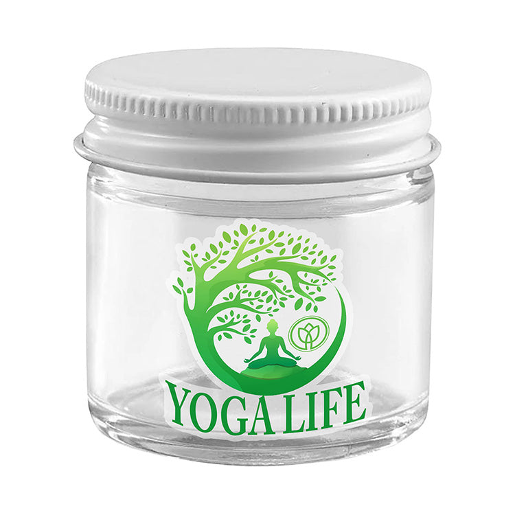 "CustomCut ™"Clear Decal 6" x 8"Full Color Custom Shape Removable Vinyl Sticker Sheets