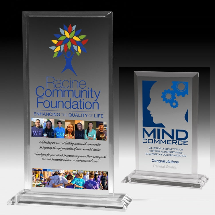 Laser Engraved Slim Line Billboard Award (4 3/4"x 6 1/2")