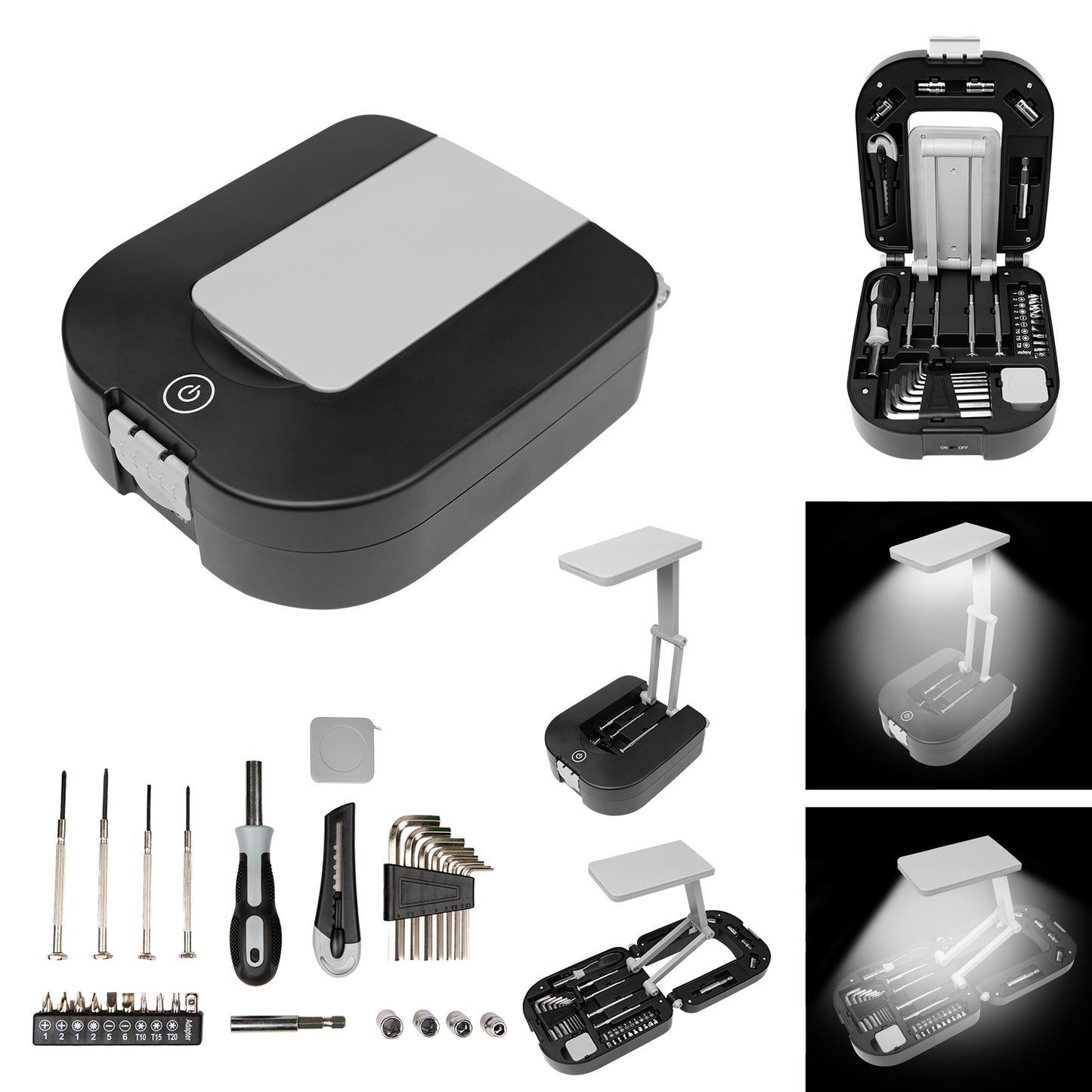 30 Piece Tool Kit With Light