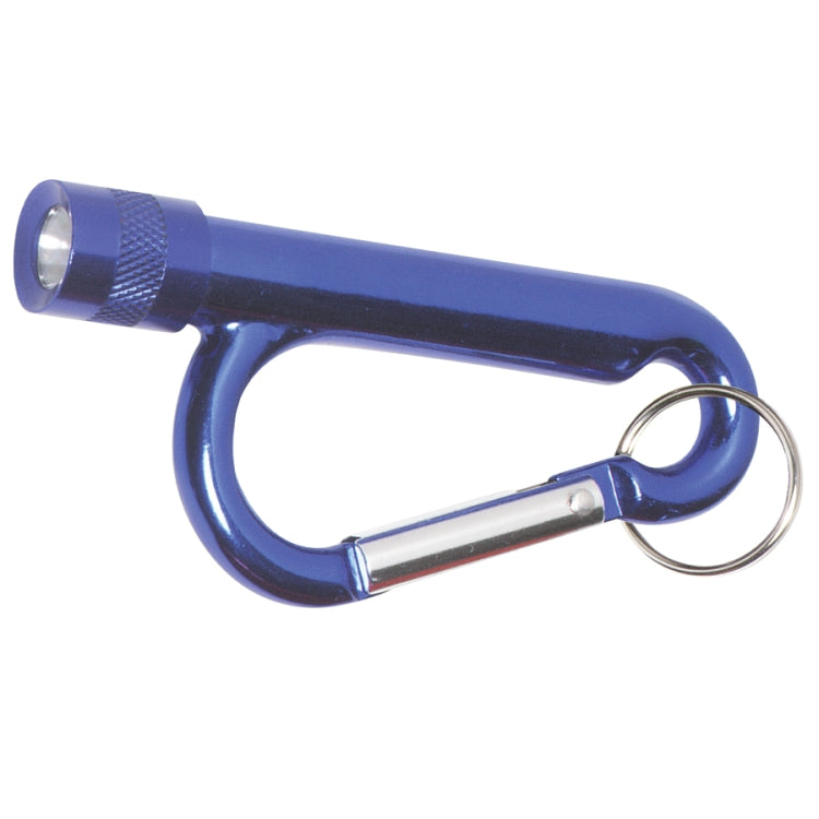 "Chiron Light" Metal Carabiner Flashlight with Split Ring Attachment
