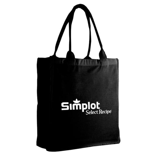 Navy Blue Fancy Shopper Tote Bag