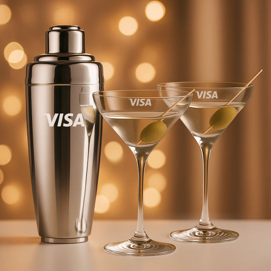 Pescara Shaker & RIEDEL Martini Set
