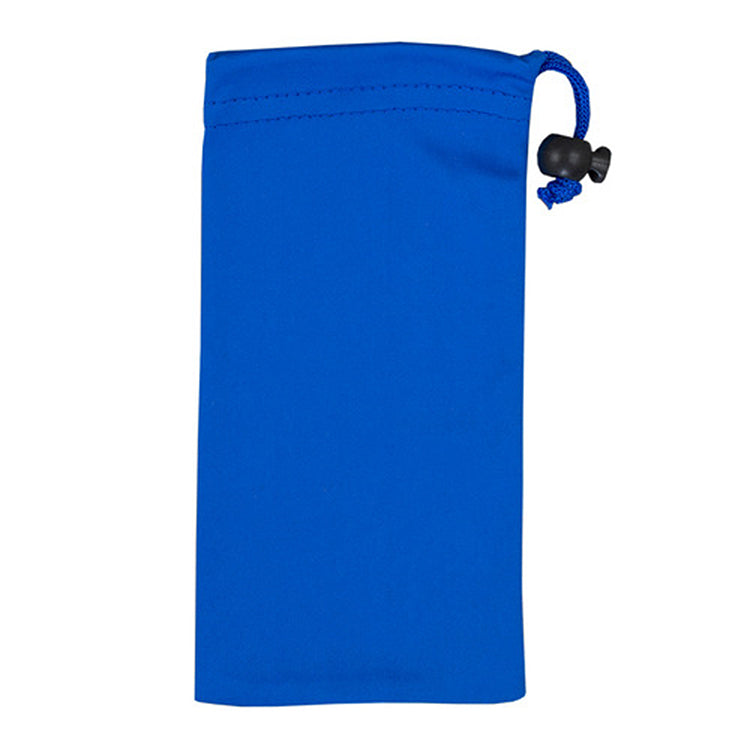 Mobile Tech Metal Power Bank Charging Kit with Microfiber Cloth in Microfiber Cinch Pouch