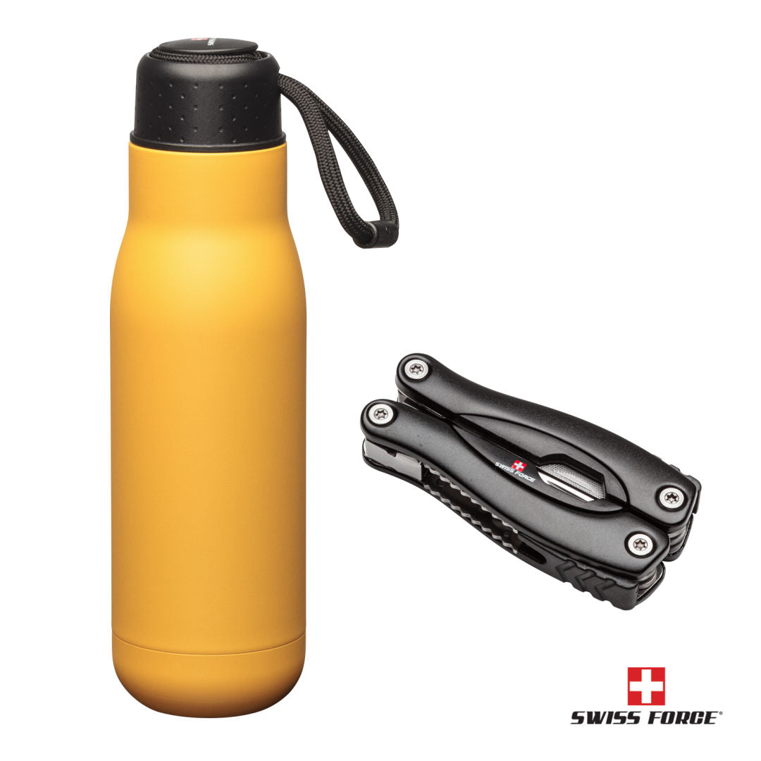 Swiss Force® Bonam Bottle & Multi-Tool Gift Set