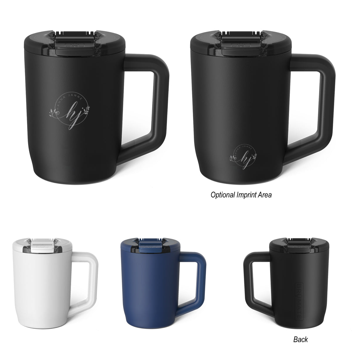MATTE BLACK 15 Oz. BrüMate Müv