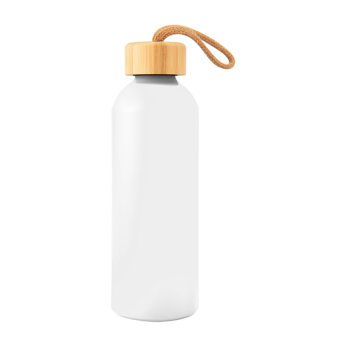25 Oz. Full Laser Blaire Recycled Aluminum Bottle With Bamboo Lid