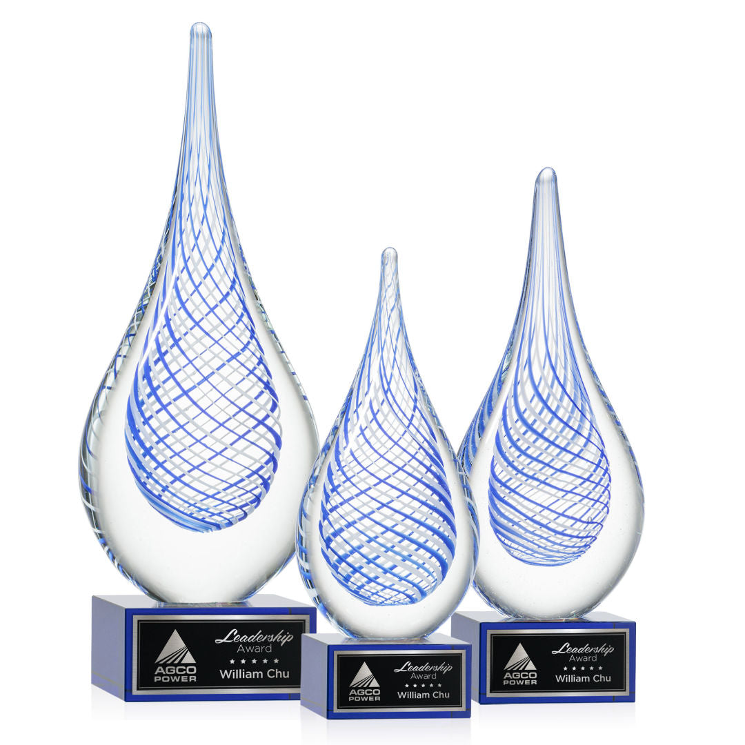 Kentwood Award on Hancock Base - Blue