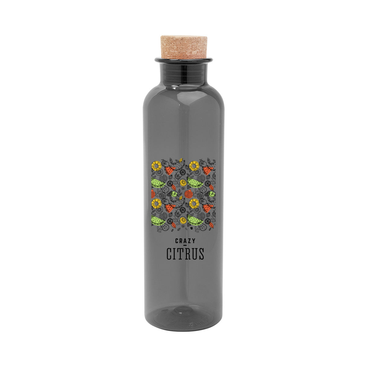 22 Oz. Maddie rPET Bottle With Cork Lid