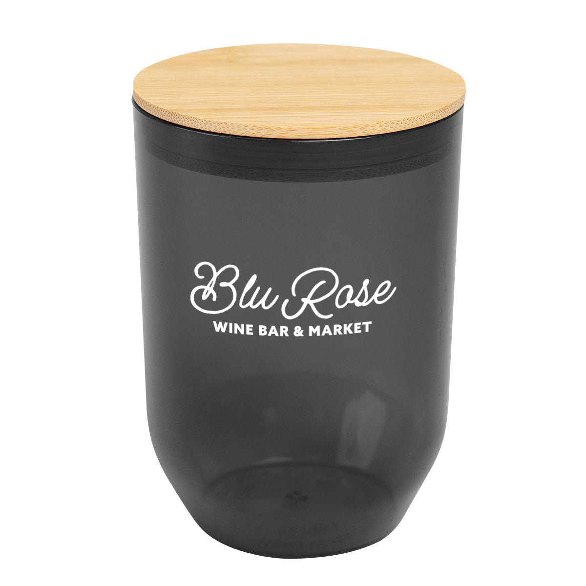 12 Oz. Montrose rPET Wine Tumbler With Bamboo Lid