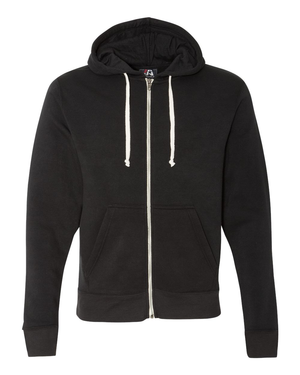 Men's Triblend Full-Zip Hooded Sweatshirt - 8872