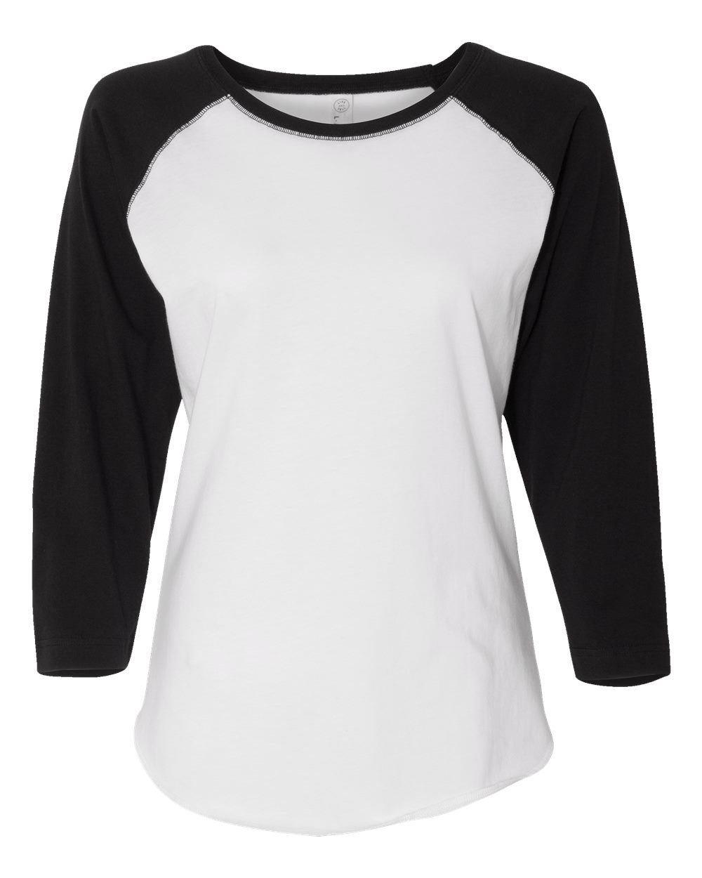 Women's Baseball Fine Jersey Three-Quarter Sleeve Tee - 3530