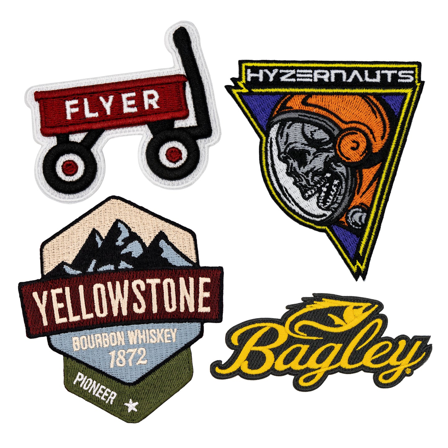 Custom Embroidered Patches (4")