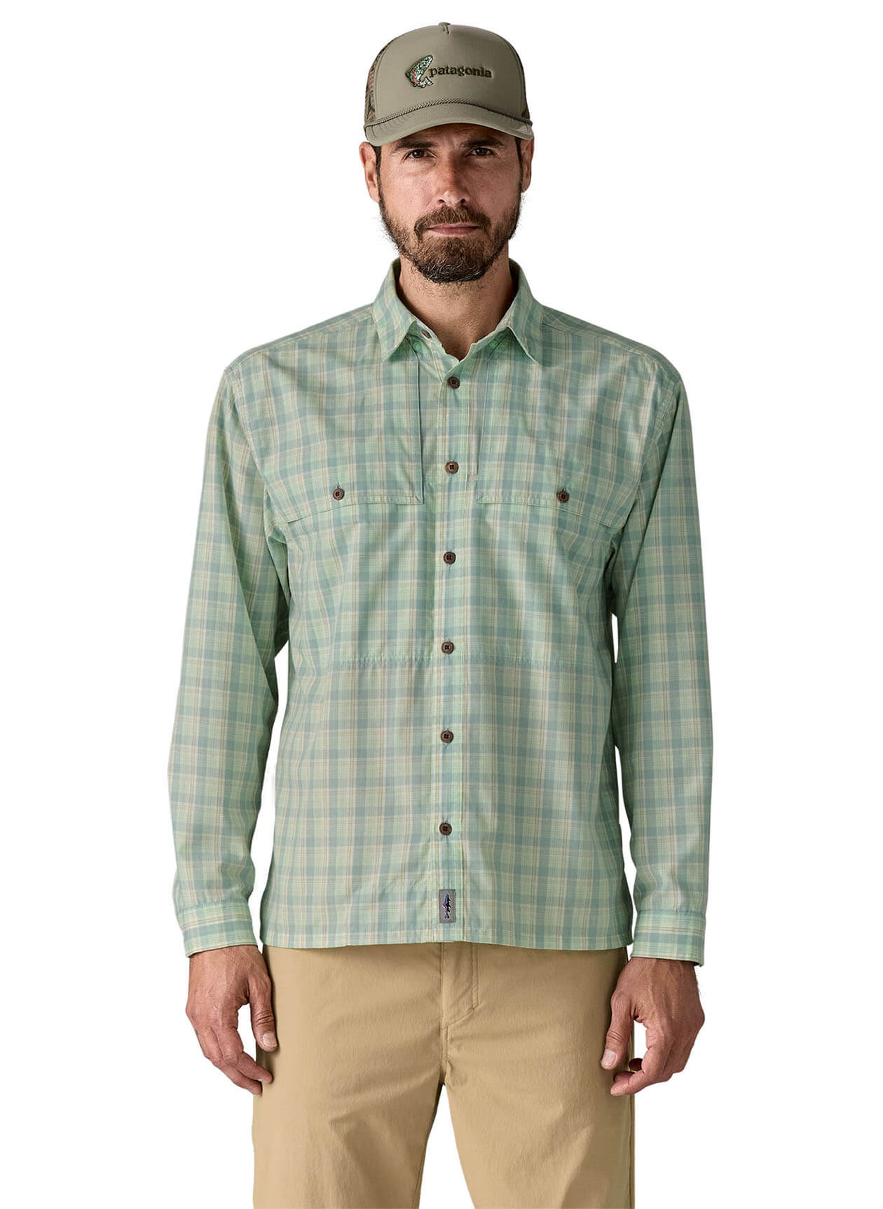 Patagonia Men's Long Sleeve Island Hopper Shirt - Dipper: Utility Blue - XS