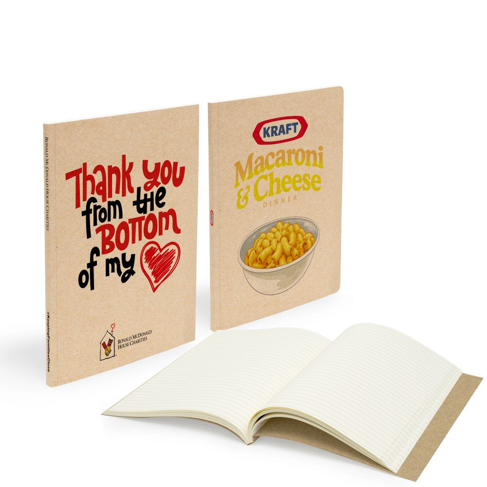 Medio perfect bound notebook (5" x 7" with 150 pages)