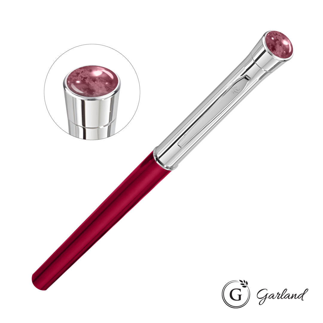 Garland® Monogram Aura Rollerball Pen - Chrome