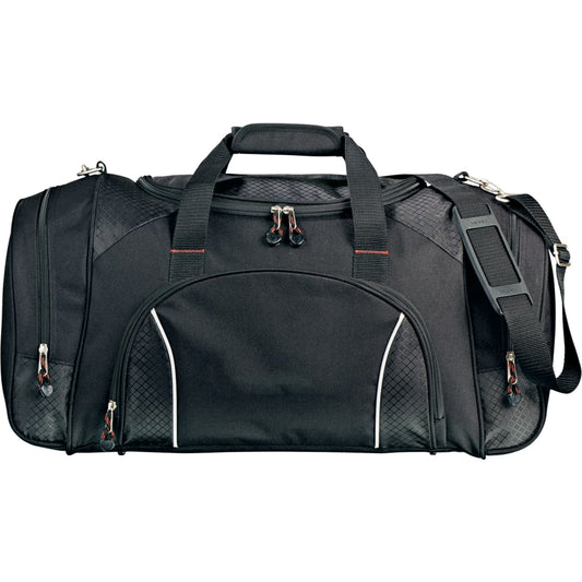 Front View of Black Triton Weekender 24" Carry-All Duffel Bag