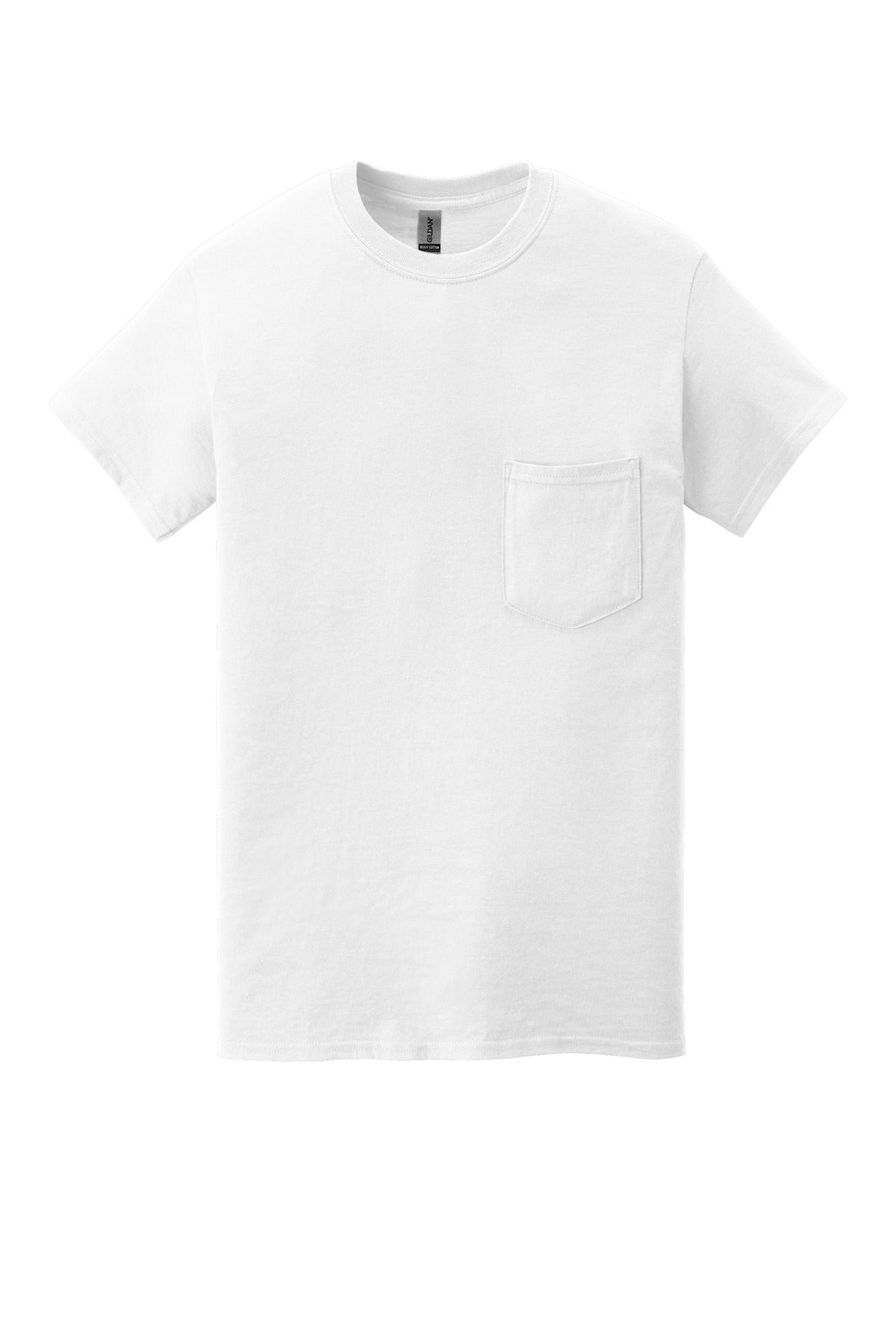 Gildan Heavy Cotton 100% Cotton Pocket T-Shirt. 5300