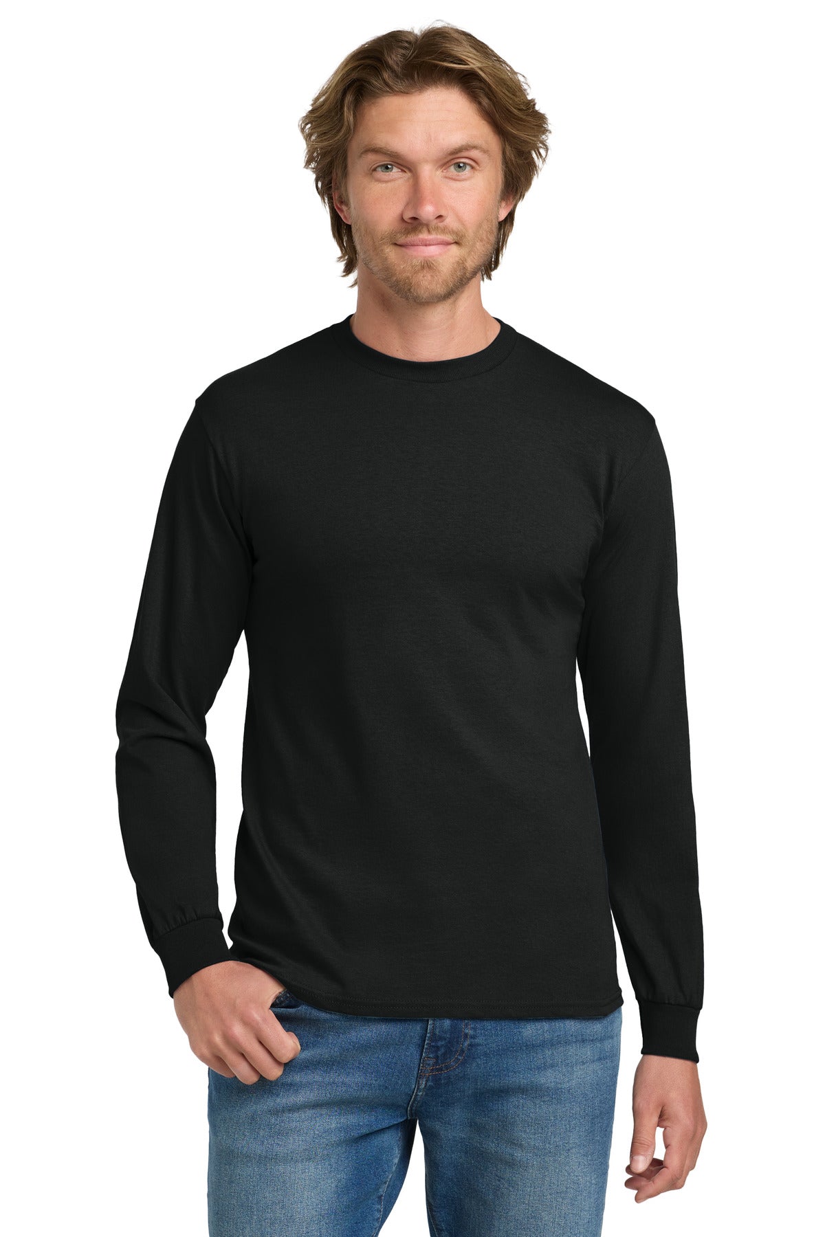 SanMar 5400_black_model_front.jpg