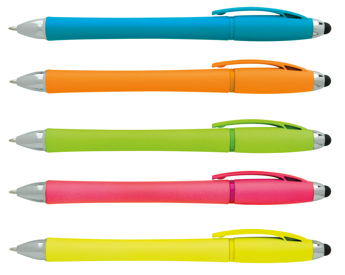 Neon Stylus Highlighter-Pen Combo