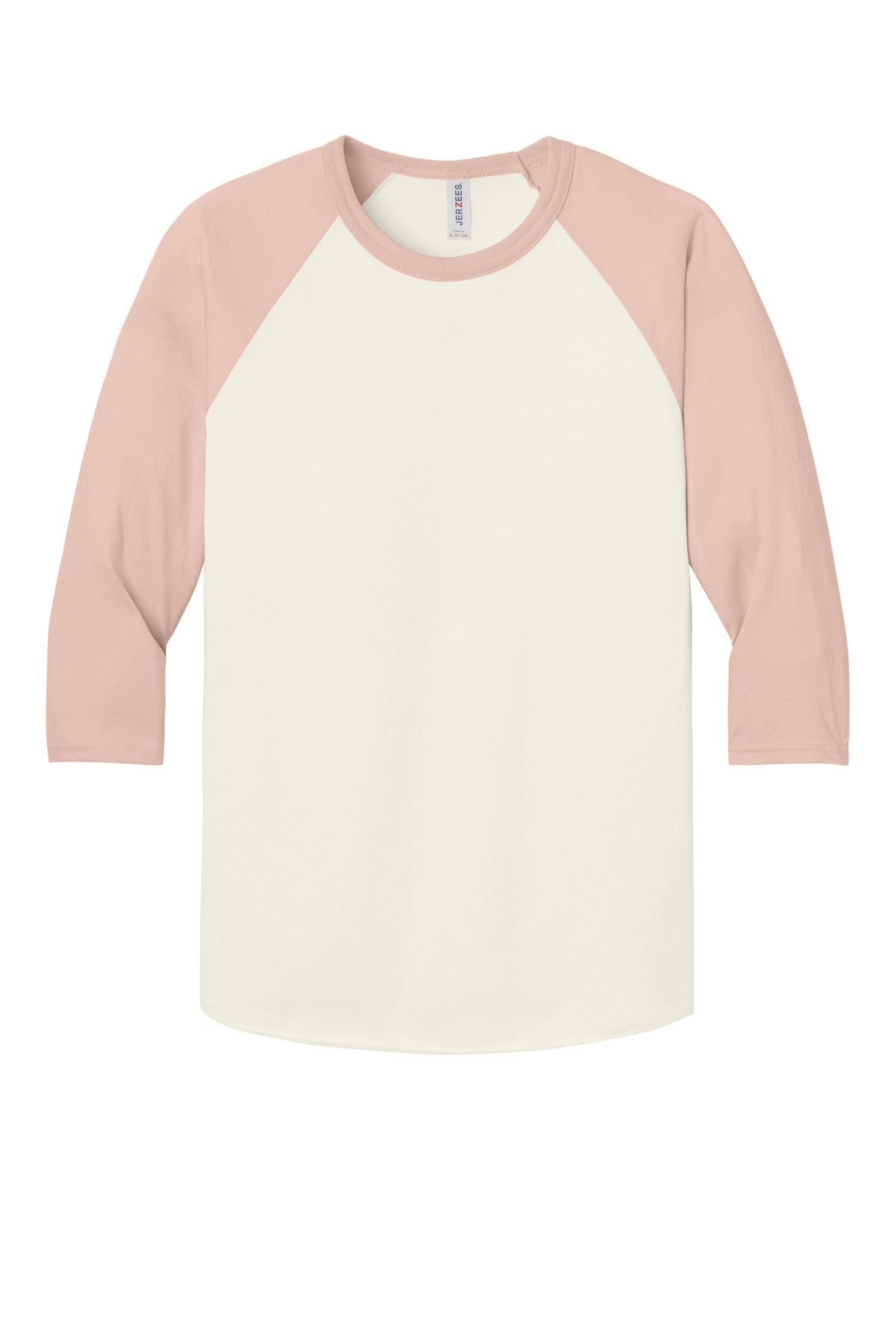Jerzees Unisex Premium Blend Combed Ring Spun 3/4-Sleeve Raglan 560R