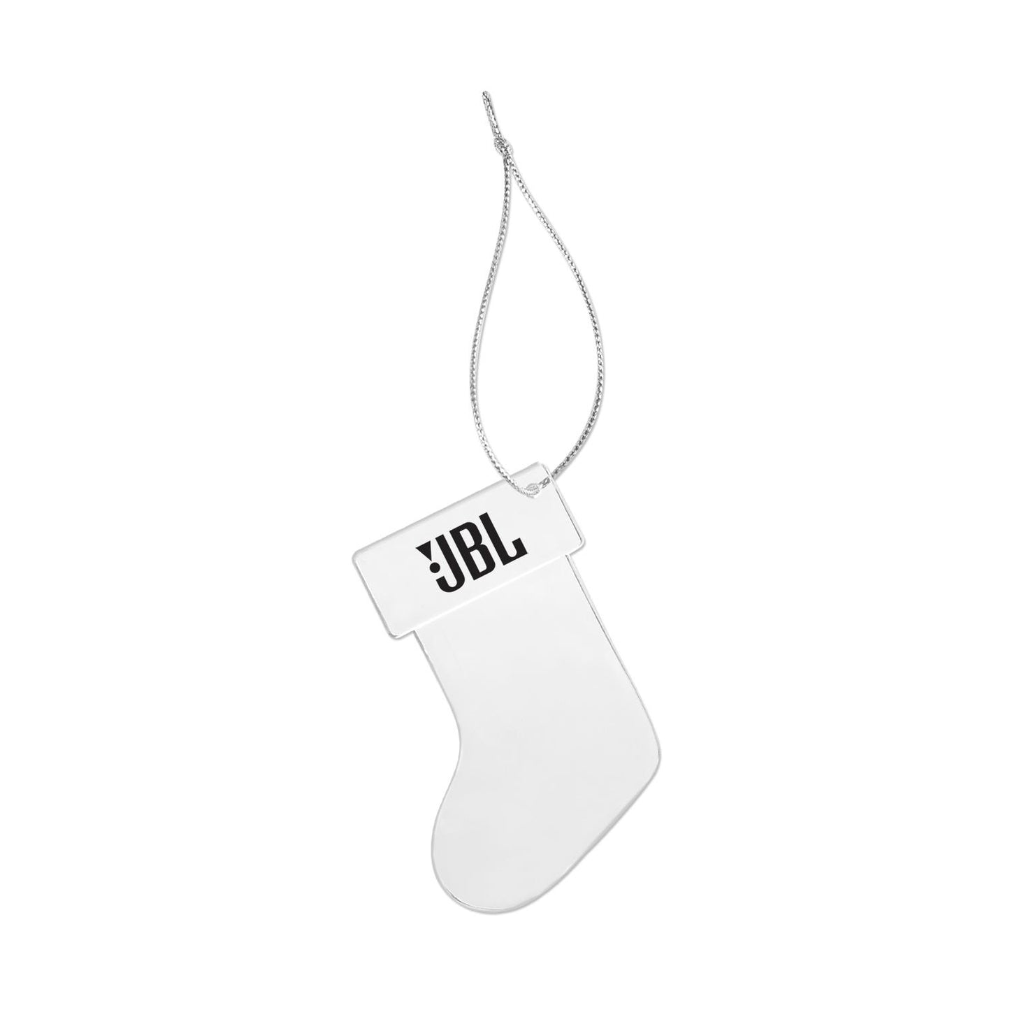 Clear Acrylic Style Stocking Ornament