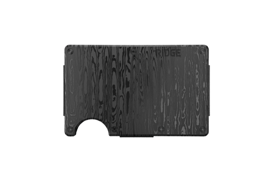 Ridge Black Damascus Cash Strap with Money Clip