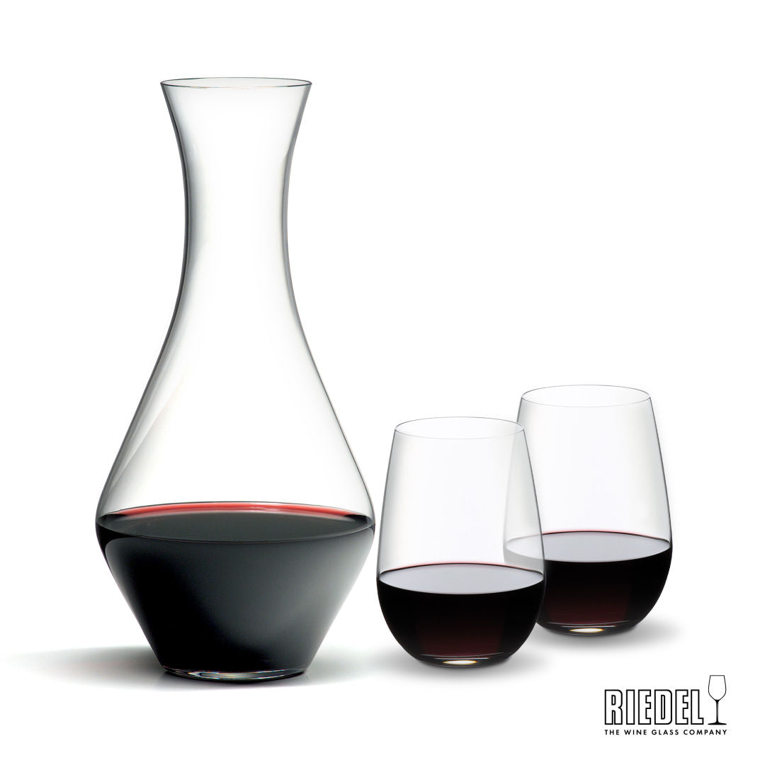 RIEDEL Merlot Decanter & Stemless Wine Set