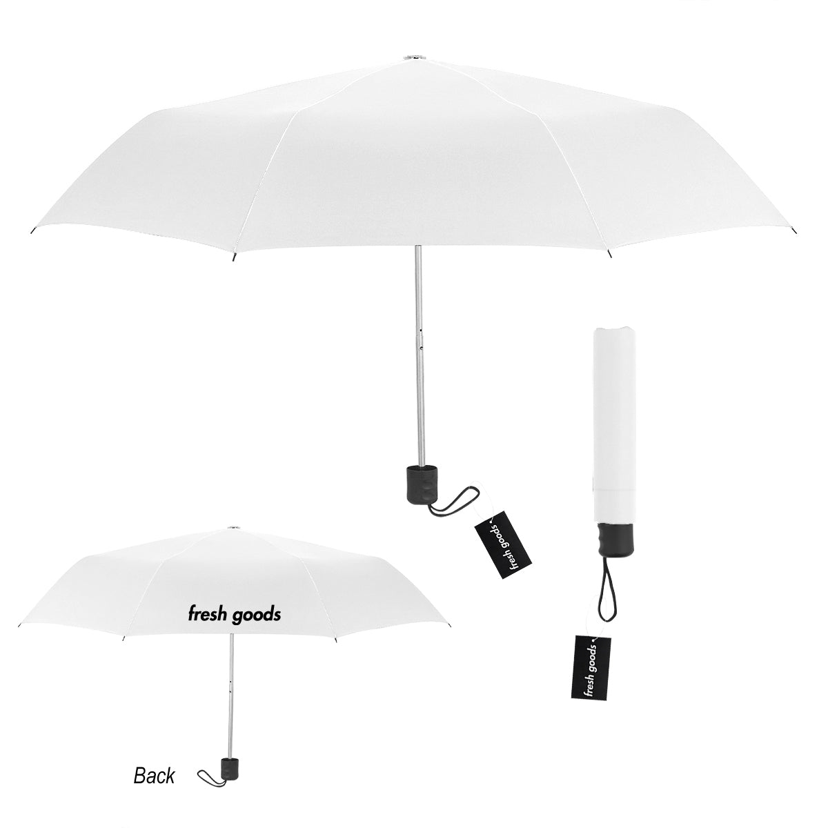 Fresh Goods 42" Arc Budget Telescopic Umbrella