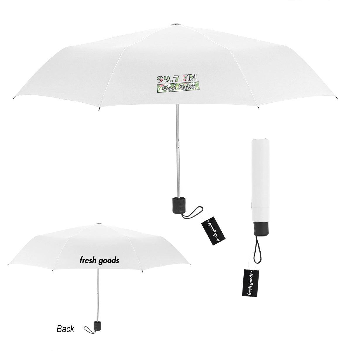 Fresh Goods 42" Arc Budget Telescopic Umbrella
