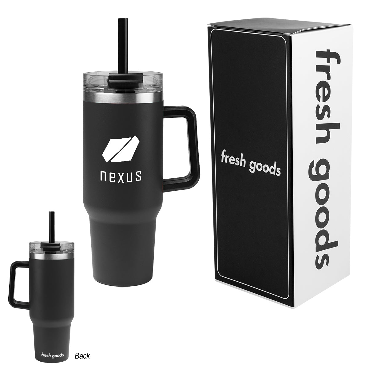 Fresh Goods 40 Oz. Intrepid Stainless Steel Tumbler