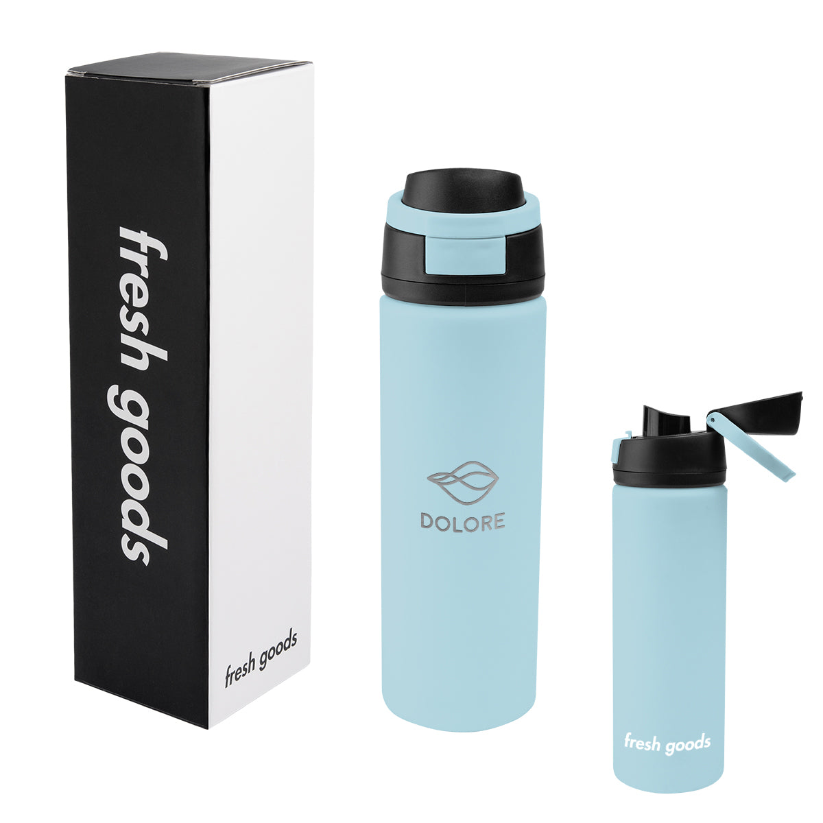 Fresh Goods 24 Oz. Pop Sip Recycled Stainless Steel Bottle