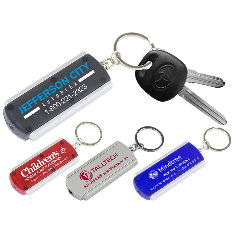 Trans Red "Voyager" Slim Keyholder Keylight with Bright White LED Light