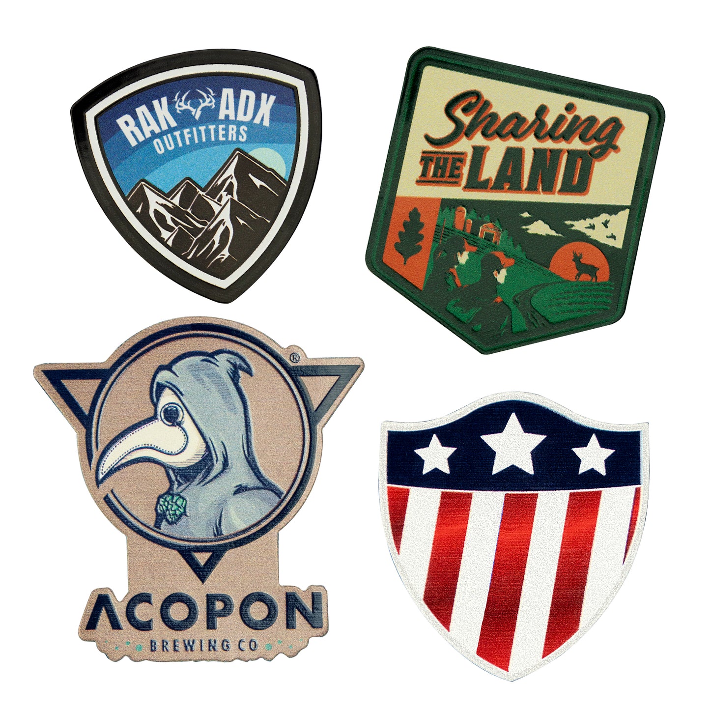 Full Color Faux Leather Patch (2")