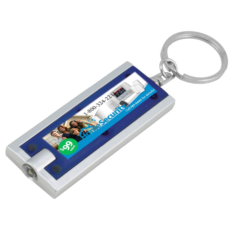 "Akari FC" PhotoImage ® Full Color Imprint Slim Keyholder Keylight with Bright White LED Light