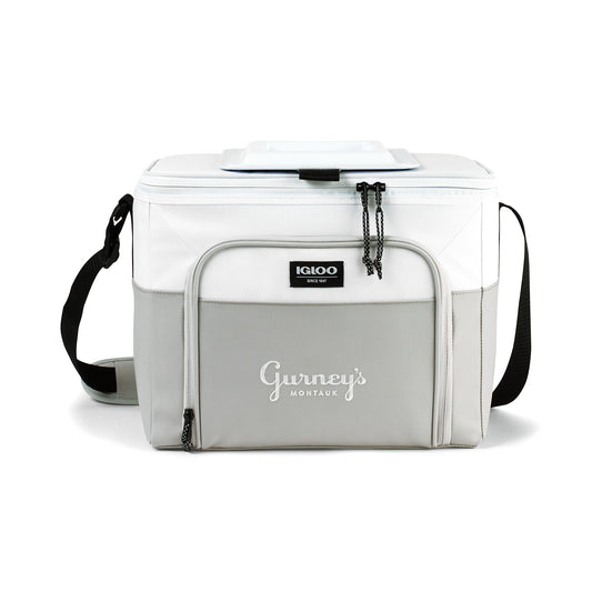 White-Grey Igloo® Seadrift™ Hard Lined Cooler