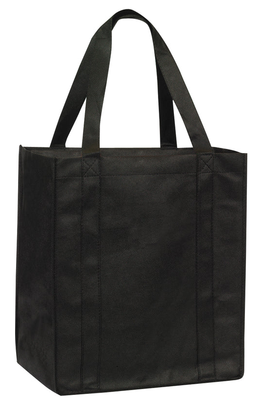 Black Zip Away Shopper Tote