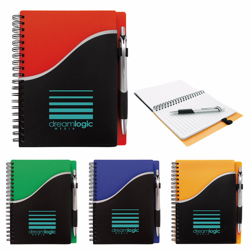 Blue Good Value™ Pitch Notebook with Jive Pen