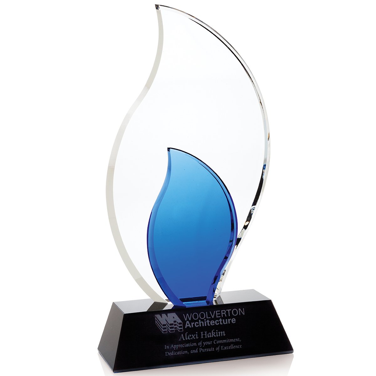 Front View of Blue JAFFA® Trailblazer Award