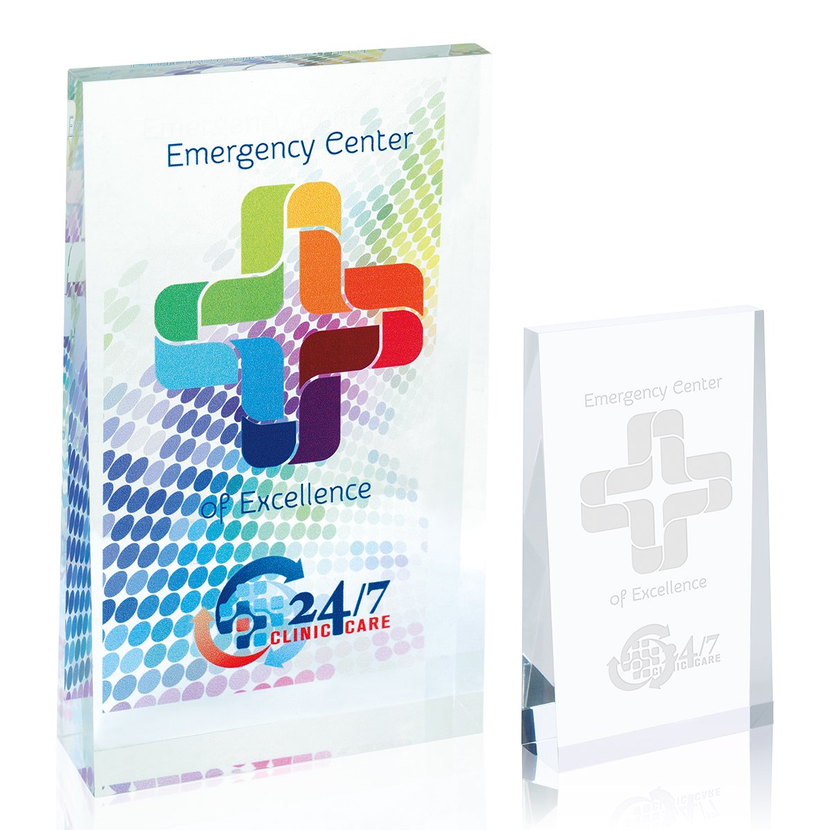 Clear JAFFA® Acrylic Wedge - Small