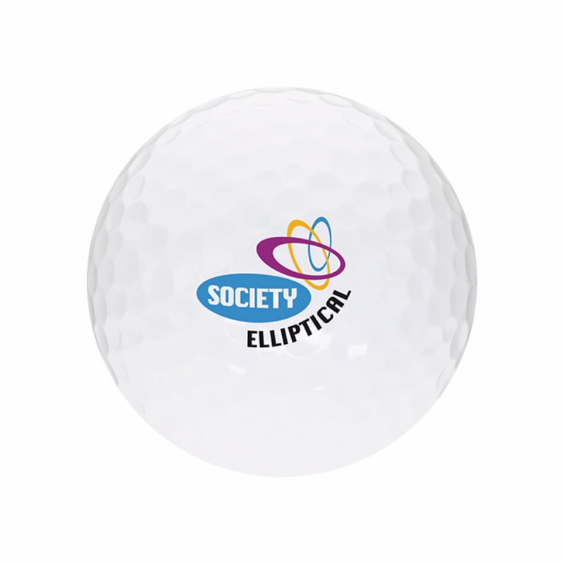 Front View of White White Golf Ball STD Service