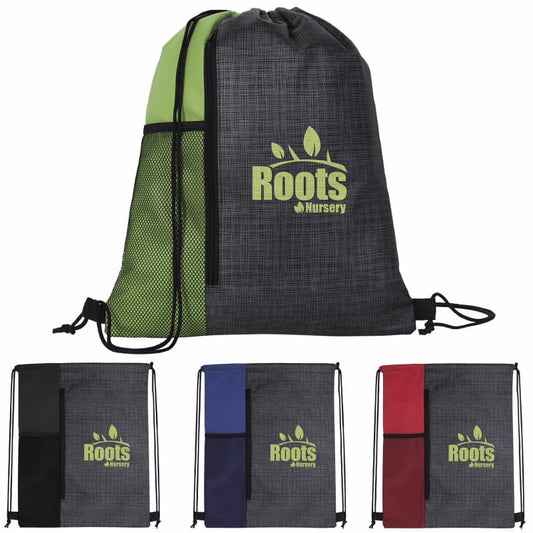 Black Good Value™ Non-Woven Vertical Drawstring