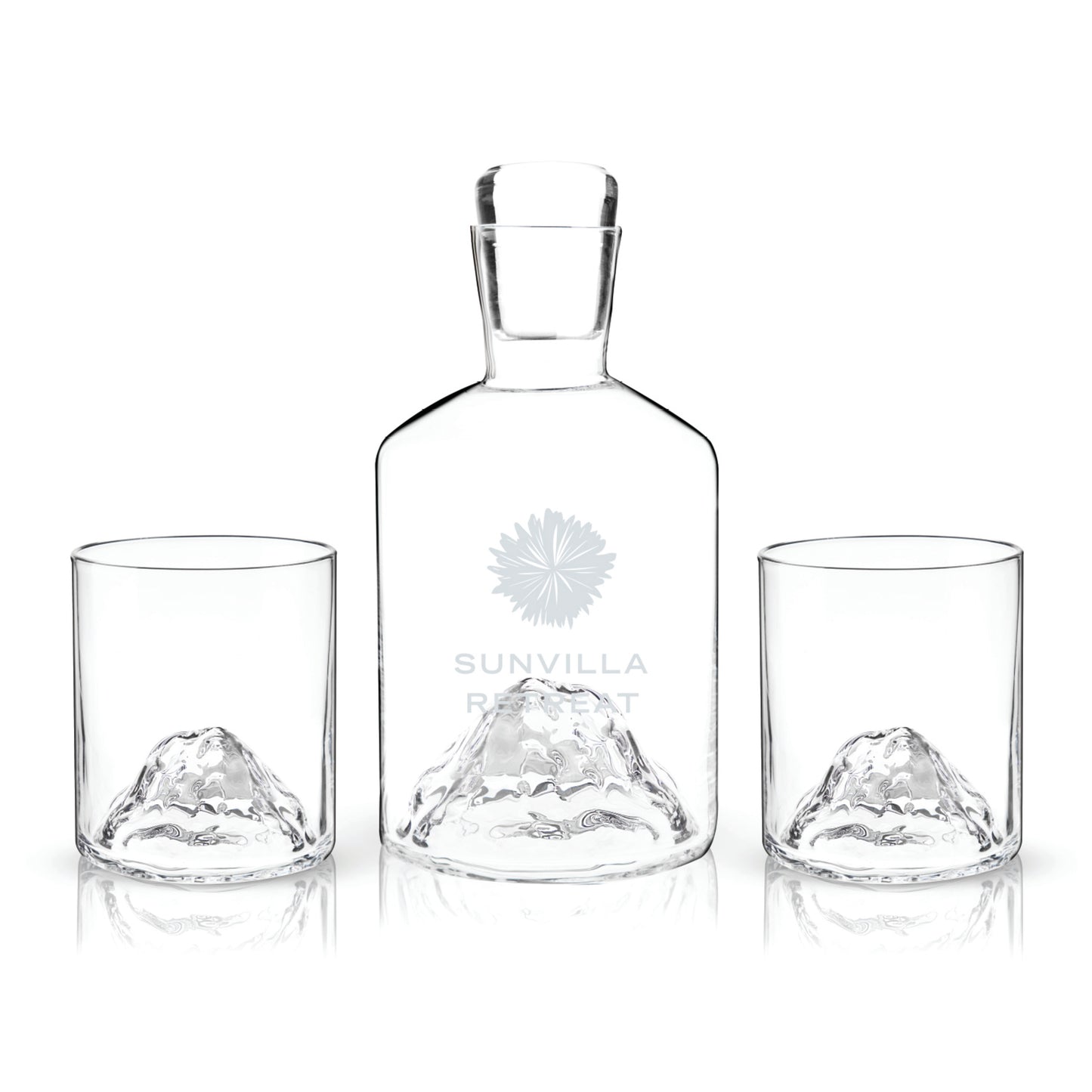 Viski® Mountain Decanter and Tumblers