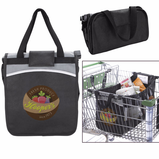 Black Good Value™ Expandable Grocery Cart Tote