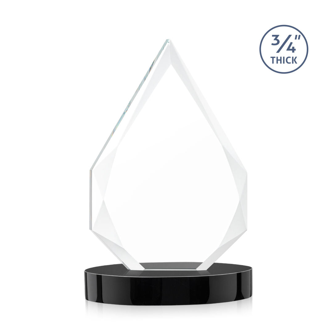 Hawthorne VividPrint™ Award on Alberton Base - Black