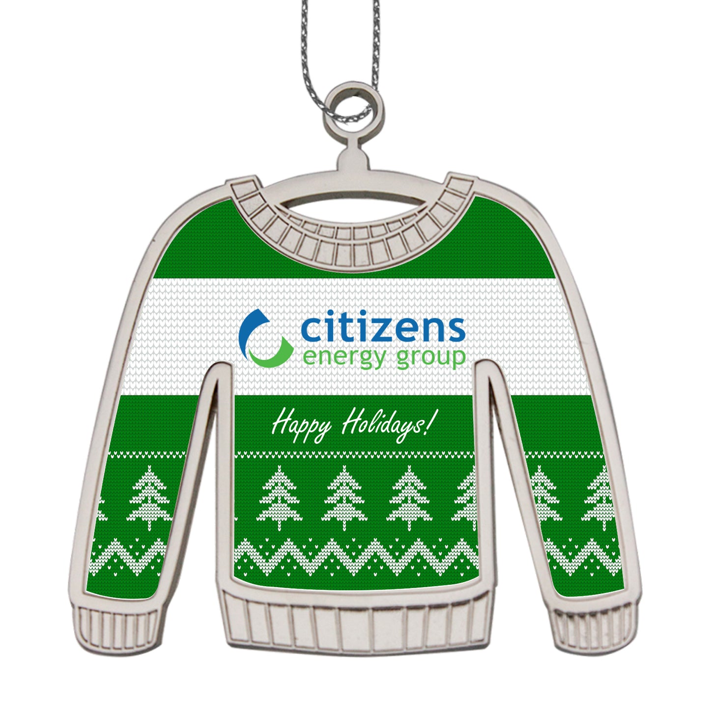 Ugly Sweater Holiday Ornament
