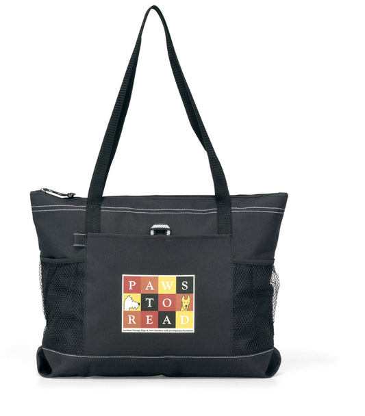 Black Select Zippered Tote