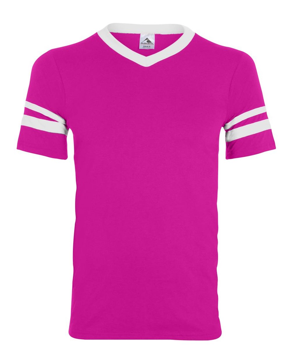 V-Neck Jersey with Striped Sleeves - 360