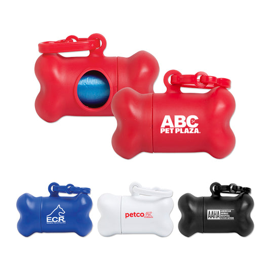 Black Bone Shaped Bag Holder