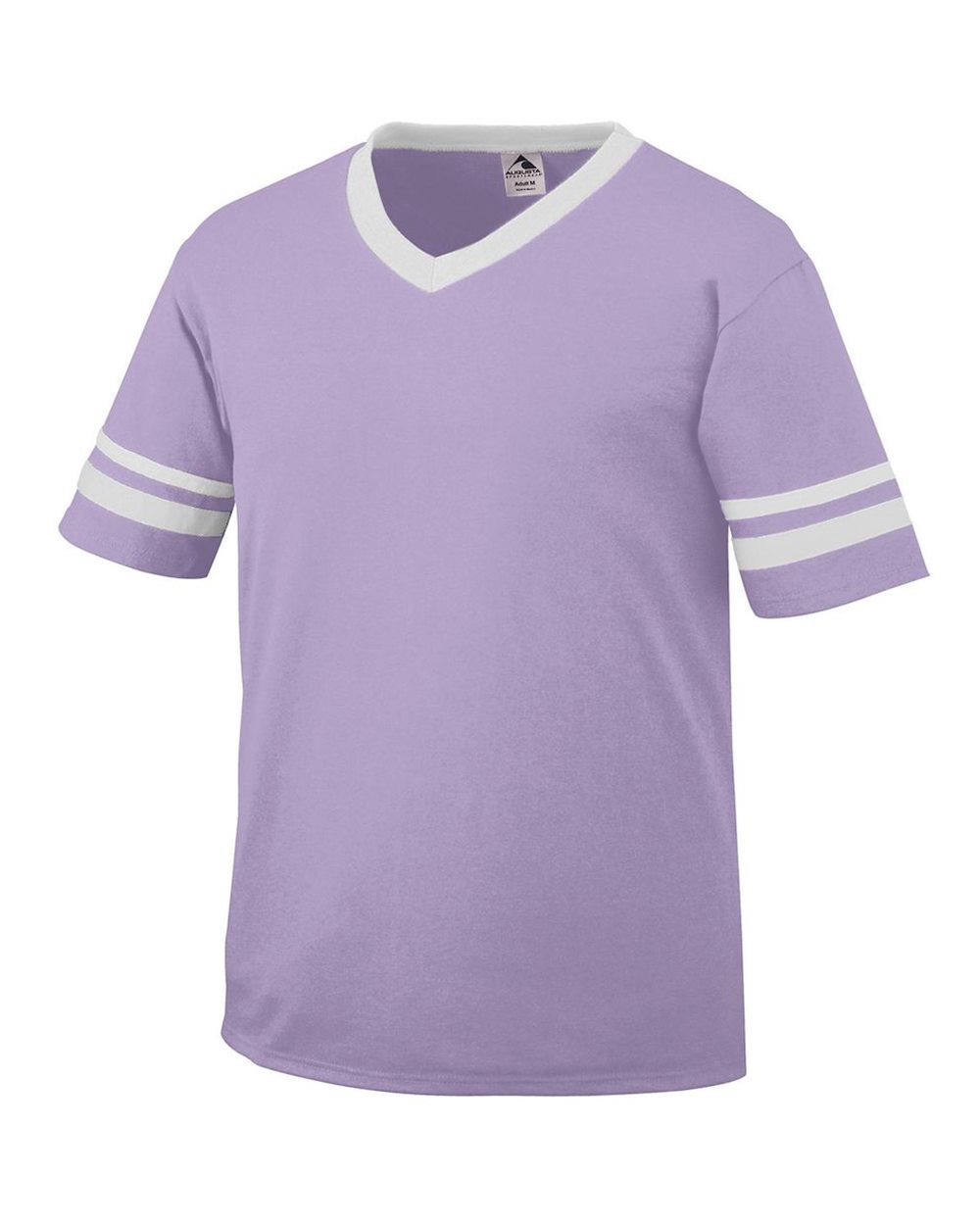 V-Neck Jersey with Striped Sleeves - 360